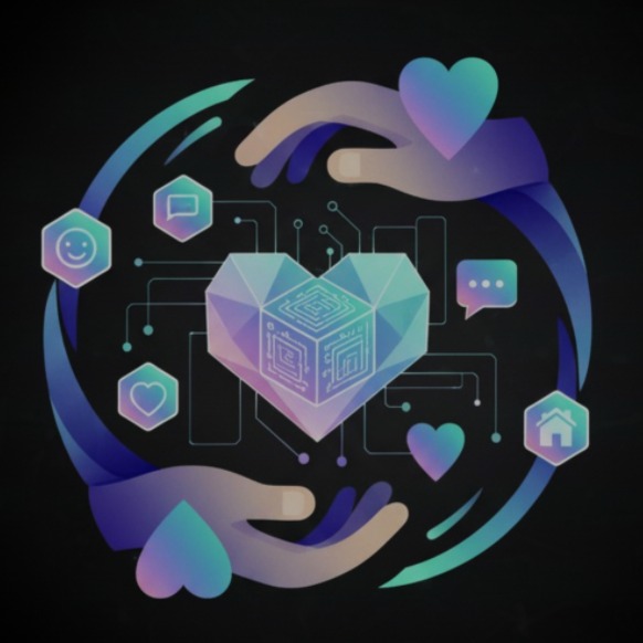 AI companionship icon